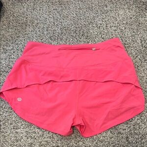 Lululemon Hotty Hot High Rise Shorts Coral